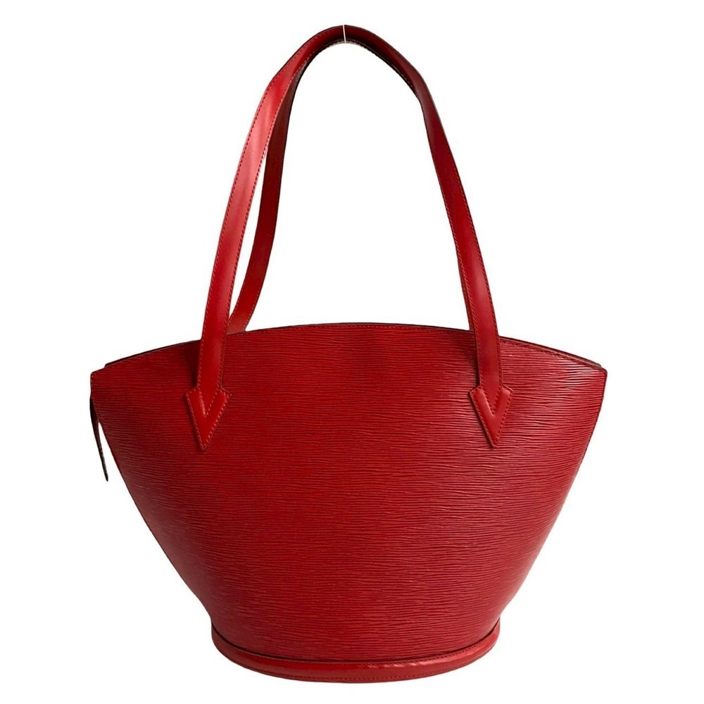 LOUIS VUITTON Saint-Jacques Shopping Epi Leather Tote Bag in Castilian Red - Picture 4 of 9